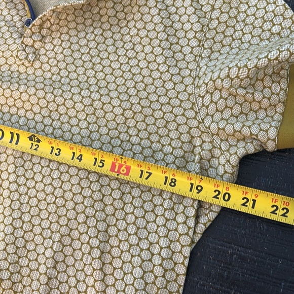 Ted Baker London Honeycomb Collared Short Sleeve Polo Shirt size 5 - Picture 8 of 8